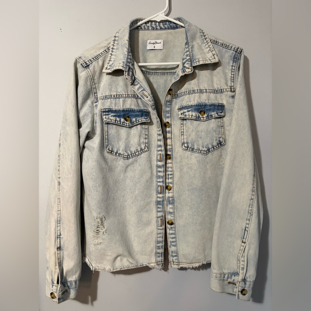 Denim Button Up Jacket